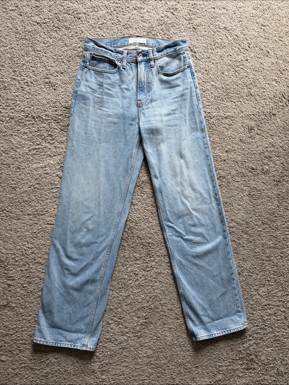 Abercrombie Slouchy Mid Rise Jean